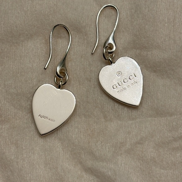 Gucci Heart Earrings with bag and box - Picture 8 of 8